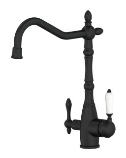 Смеситель для кухни Wonzon & Woghand WW-88458006-MB c подключением фильтра чёрный матовый